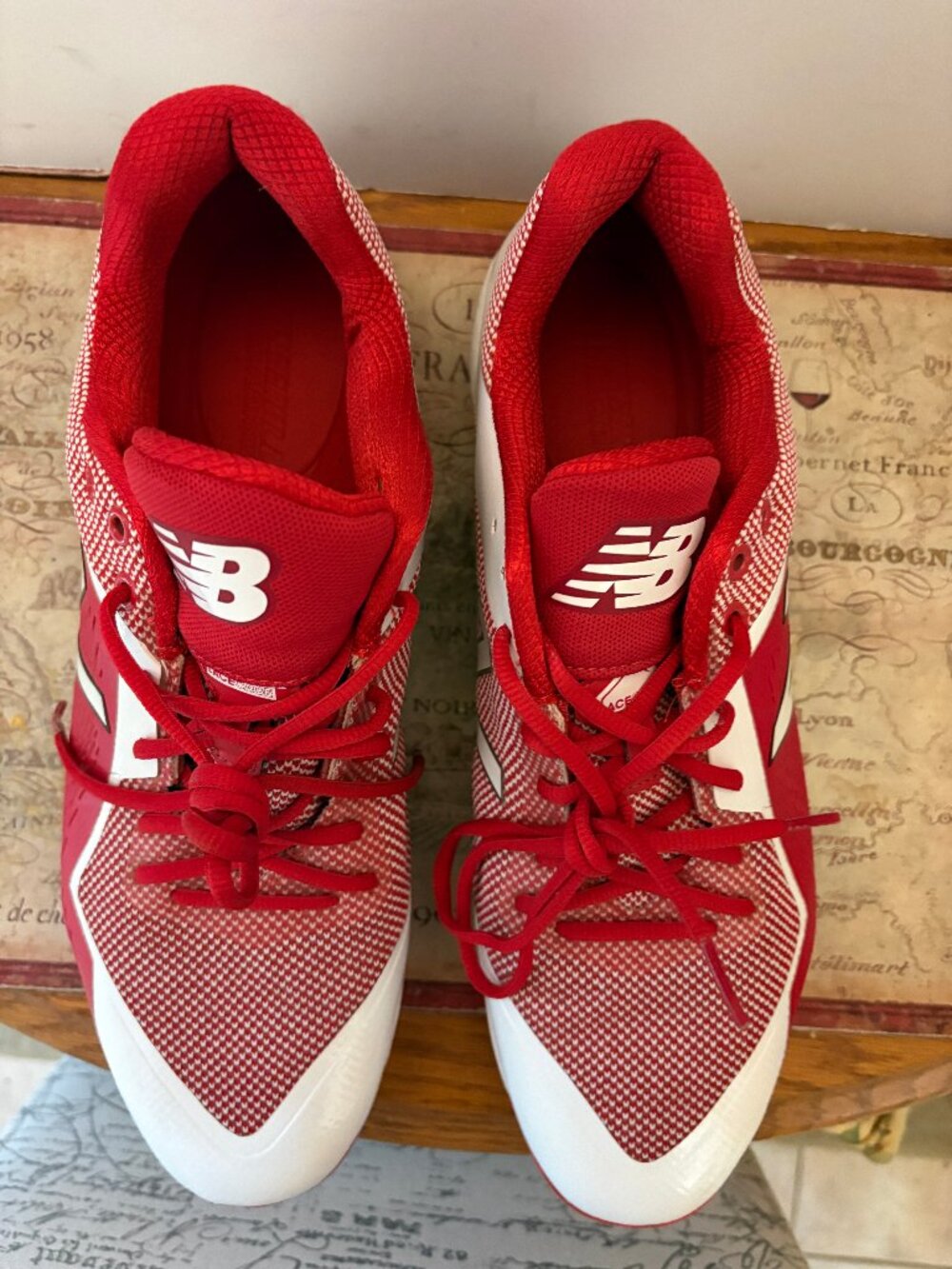New Balance 4040v4 Metal Baseball Cleats – Men's Size 15 (Like N - Picture 3 of 5